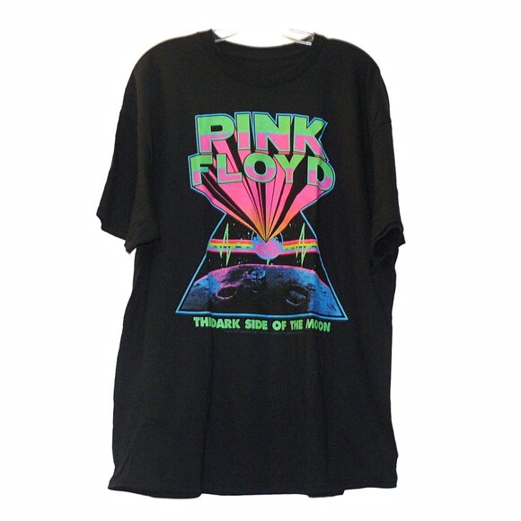PINK FLOYD-DARK SIDE BLACKLIGHT-GLOWS- T-SHIRT SZ. Lg-XL-2XL - Picture 1 of 6